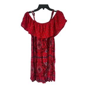 Wallflower Red, black, blue Women’s Dress Size M. Used.